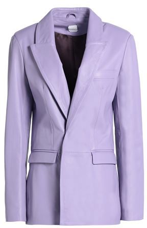 Donna Blazer Lilla 42 100% Pelle di agnello