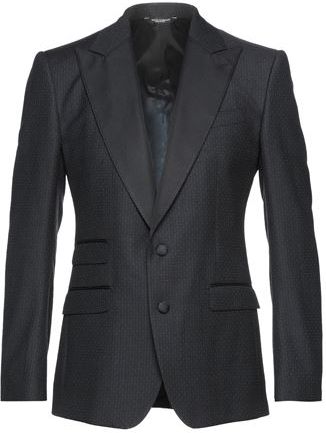 Uomo Blazer Antracite 44 90% Lana 9% Seta 1% Poliestere