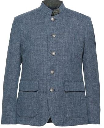 Uomo Blazer Avio 48 100% Cotone