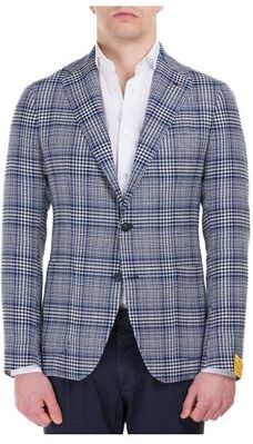 Uomo Blazer Bianco 46 Cotone