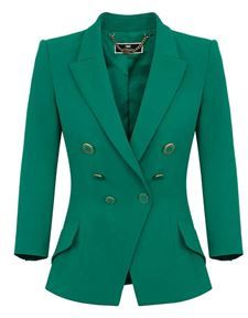 Donna Blazer Verde 42 Fibre tecniche