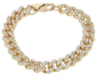 Donna Bracciale Oro Ottone Placcato oro 18kt Zirconia cubica