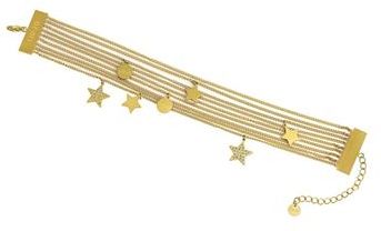 Donna Bracciale Oro Acciaio Inox