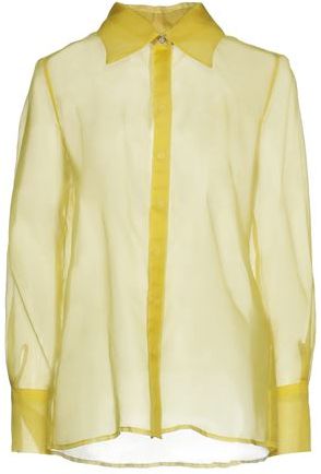 Donna Camicia Giallo 42 100% Seta