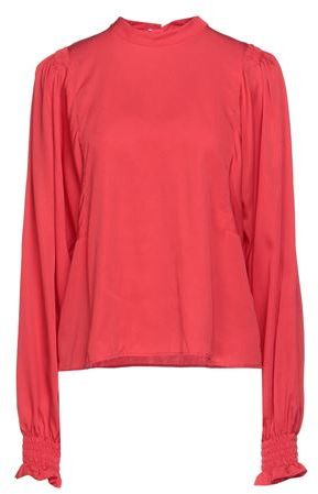 Donna Blusa Rosso 44 100% Lyocell