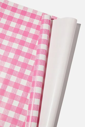 Typo - Roll Wrapping Paper - Pink gingham