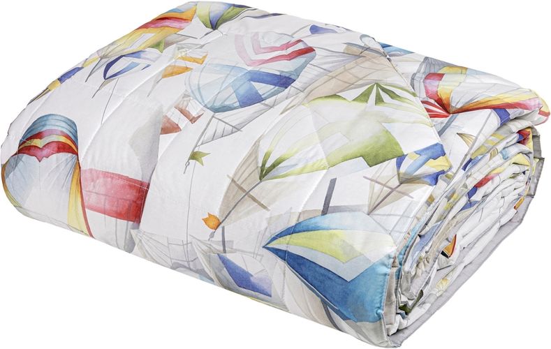 SPINNAKER Quilt-2 piazze-GRIGIO PERLA