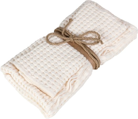 Asciugamano Ospite (coppia 1+1) - NETTARE - Panna