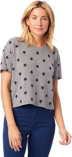 Headliner Printed Eco-Jersey Cropped T-Shirt