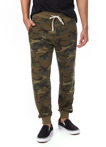 Campus Printed Burnout French Terry Jogger Pants