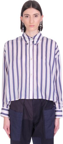 Camicia Alanis in Cotone Viola