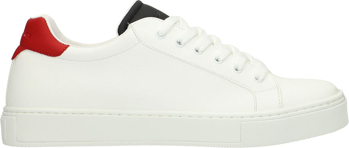 Sneakers  in Pelle Bianca