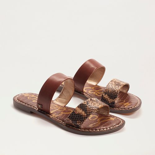 Gala Slide Sandal Hazelnut/Bourbon Snake