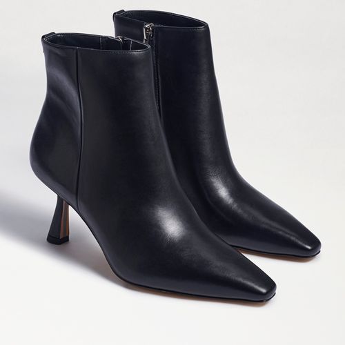 Samantha Ankle Bootie Black Leather