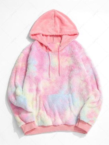 Fluffy Tie Dye Hoodie