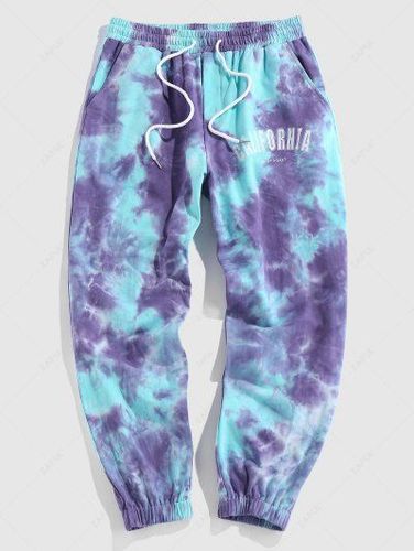 Tie Dye CALIFORNIA Print Sweatpants