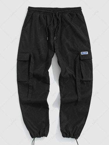 Multi-pocket Drawstring Leg Cargo Pants