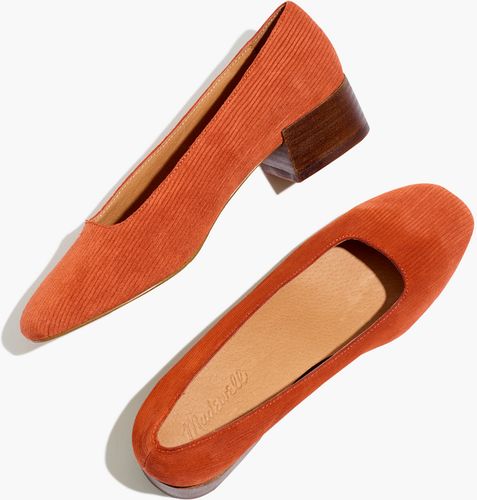 The Sofie Pump in Corduroy Suede