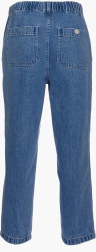 Drawstring Classic Straight Jeans