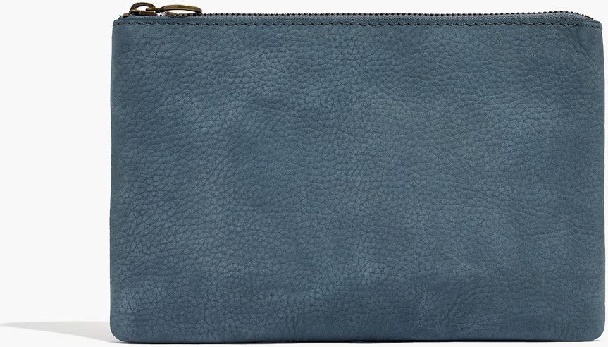 The Leather Pouch Clutch in Nubuck Leather