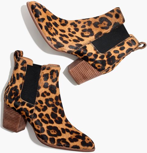 The Regan Boot in Leopard Calf Hair