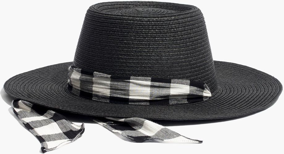 Stampede-Strap Straw Boater Hat