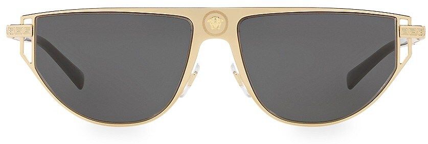 Pop Chic 57MM Goldtone Aviator Sunglasses - Gold