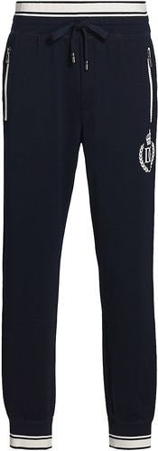 Crown Jersey Sweatpants - Navy - Size 38
