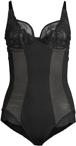 Grace Underwire Bodysuit - Black - Size 34D