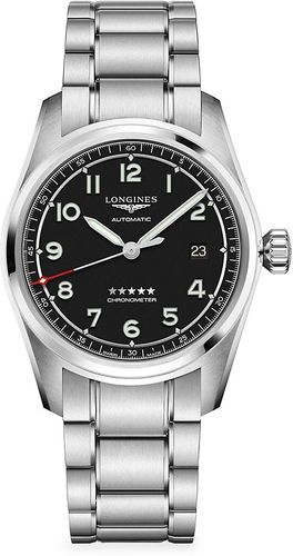 Longines Spirit Stainless Steel Bracelet Watch - Black