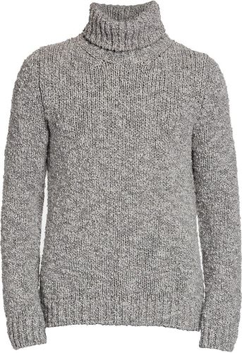 Turtleneck Sweater - Black Grey - Size 40