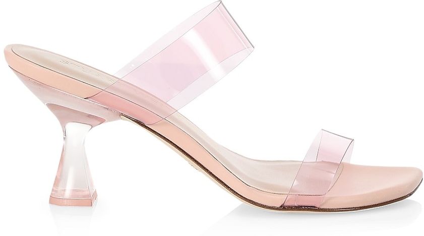 Kristal PVC Mules - Light Pink - Size 8