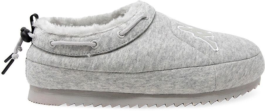 Faux Fur Logo Tasin Sneaker Mules - Grey - Size 9