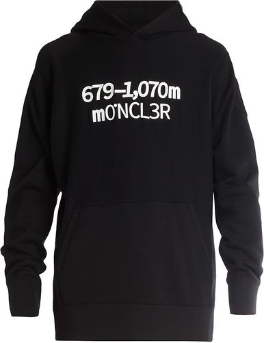 2 Moncler 1952 Jersey Hoodie - Black - Size XXL