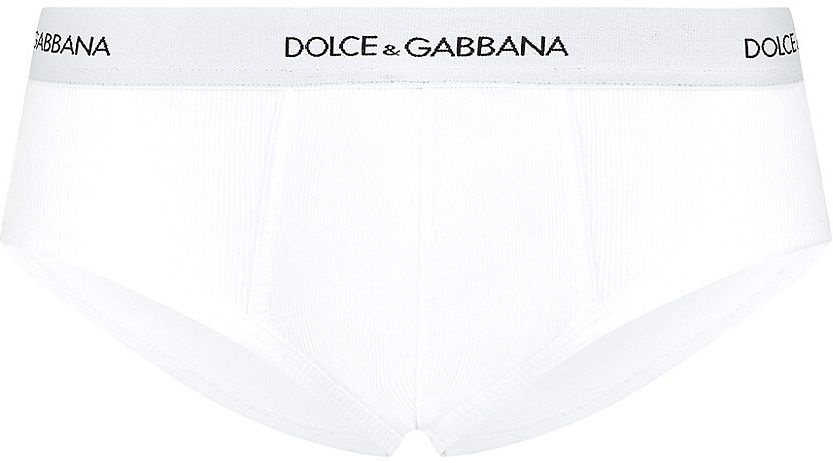 Brando Logo Briefs - White - Size Medium