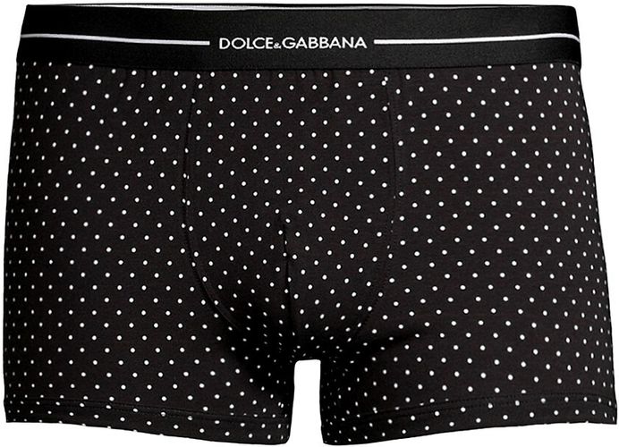 Polka Dot Boxer Briefs - Black - Size Large