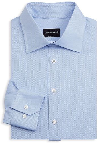 Solid Dress Shirt - Blue - Size 13