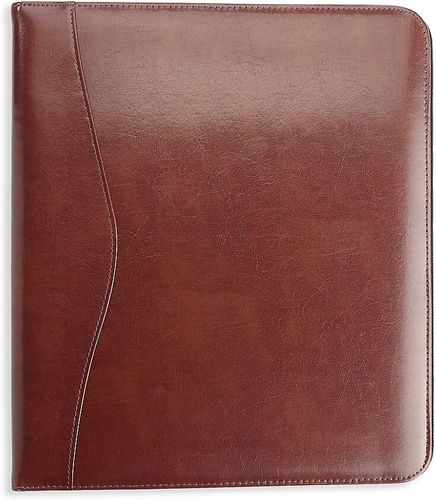 2-Inch Leather Ring Binder - Cognac