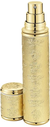 Gold with Gold Trim Leather Pocket Atomizer