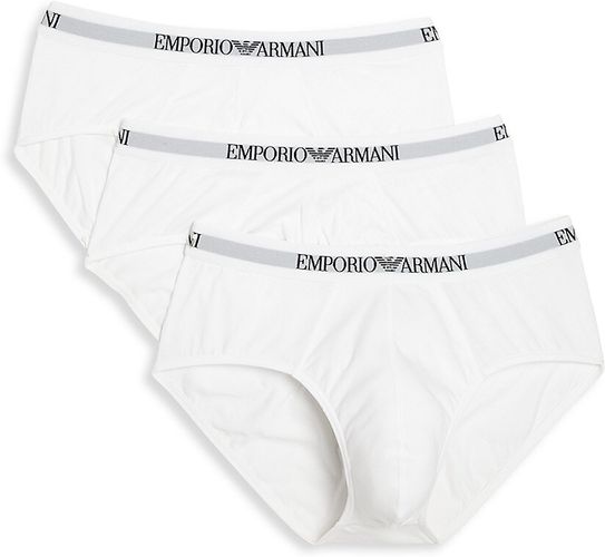 3-Pack Cotton Briefs - White - Size XL