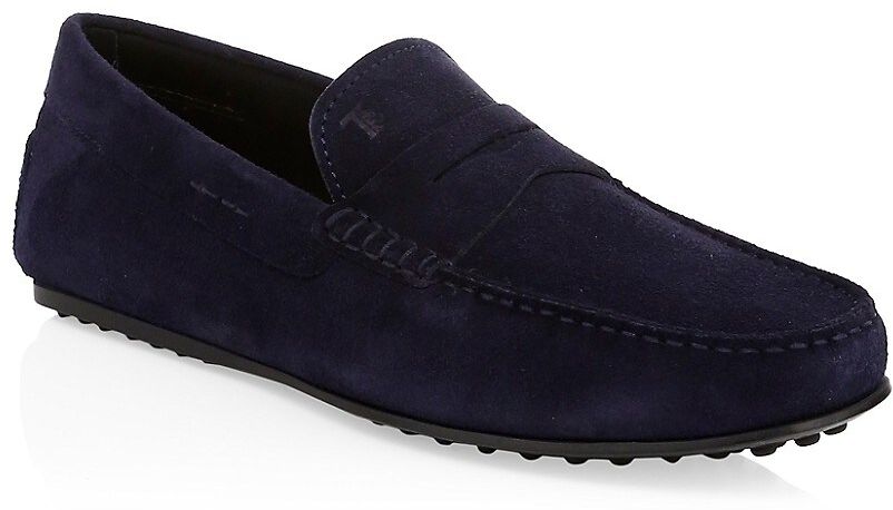City Gommino Suede Driver - Navy - Size 12