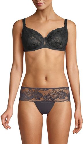 Promesse Full Cup Petal Lace Bra - Anthracite - Size 30G
