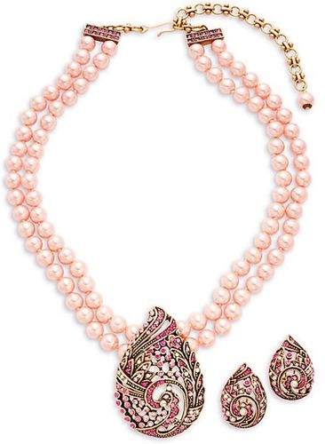 Paisley Necklace & Earrings Set