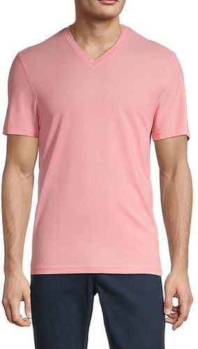 Oxford Pique V-Neck T-Shirt