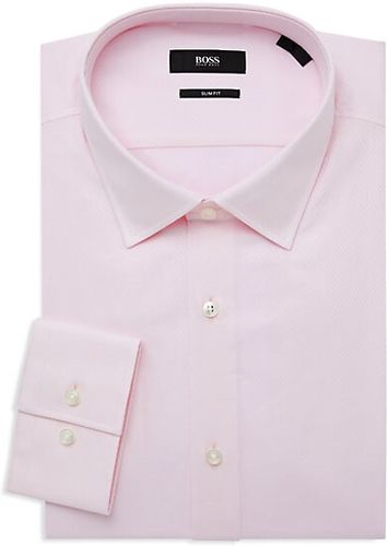 Jenno Slim-Fit Textured Dress Shirt