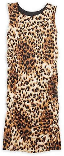 Girl's Animal Print Sleeveless Dress