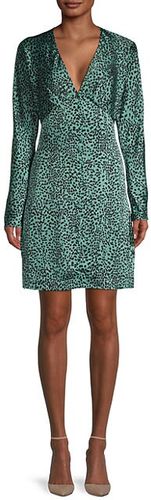 Rommily Printed Empire-Waist Dress