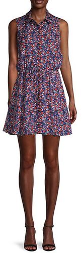 Floral Fit-&-Flare Mini Dress