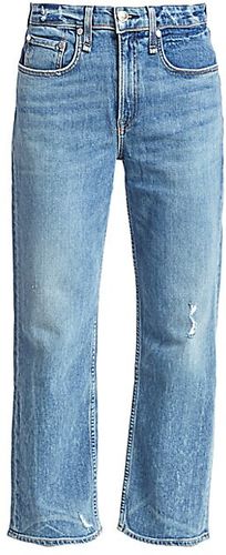 Maya High-Rise Ankle Straight Jeans