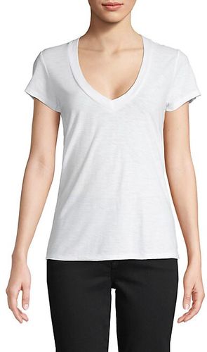 V-Neck Cotton-Blend Tee